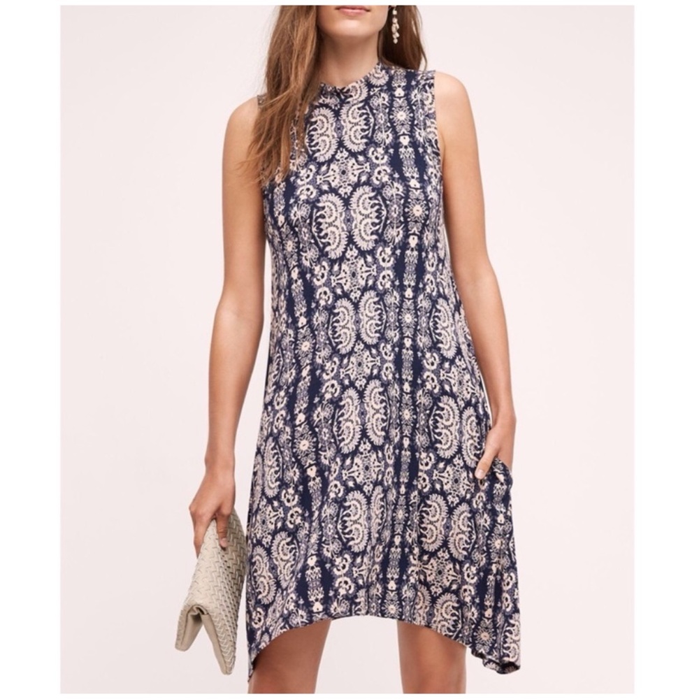 Anthropologie Maeve Lilt Swing Dress XSP